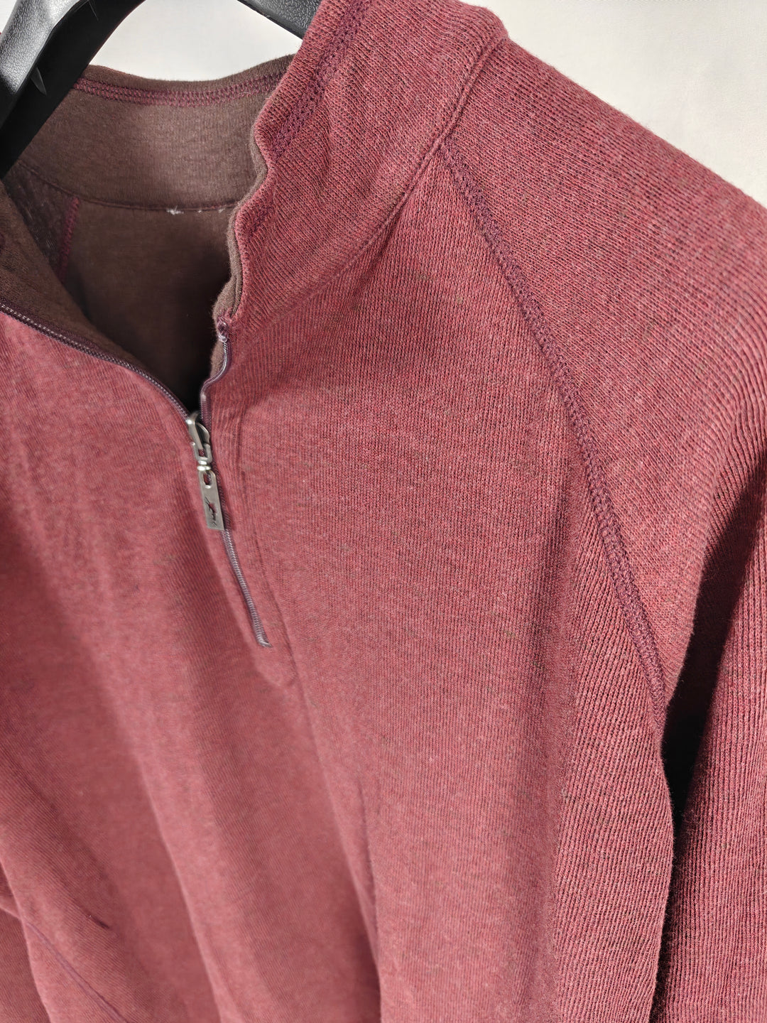 Mens Tommy Bahama Quarter Zip Pullover Burgundy Size Unknown
