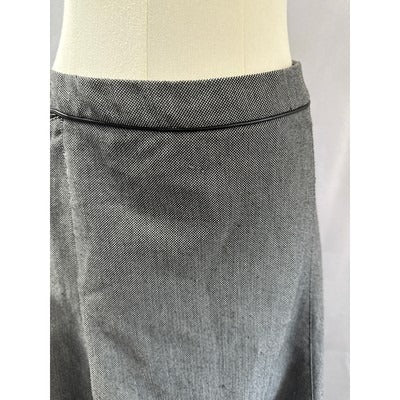 Women’s 89th & Madison Grey Pleated Midi Skirt Sz 14