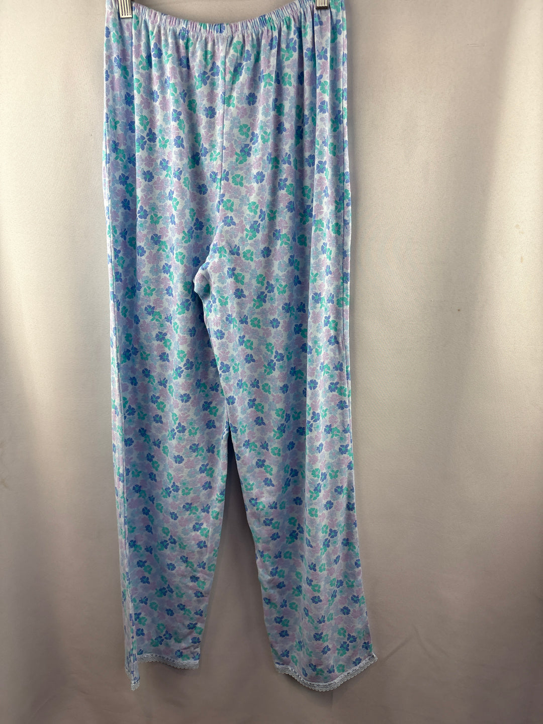 Women’s Intimate Essentials Small Light Blue Floral PJ Set