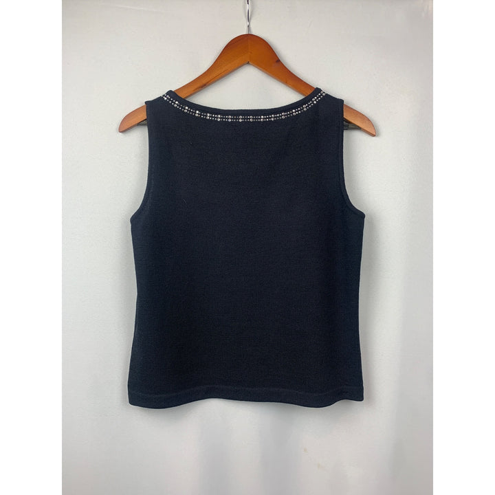 Women’s St John Navy Blue Cardigan Set Size S