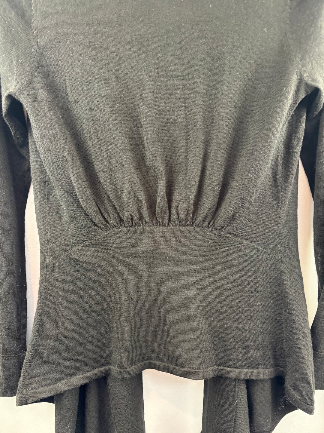 Women’s Víctor Alfaro Small Black Wool Cardigan