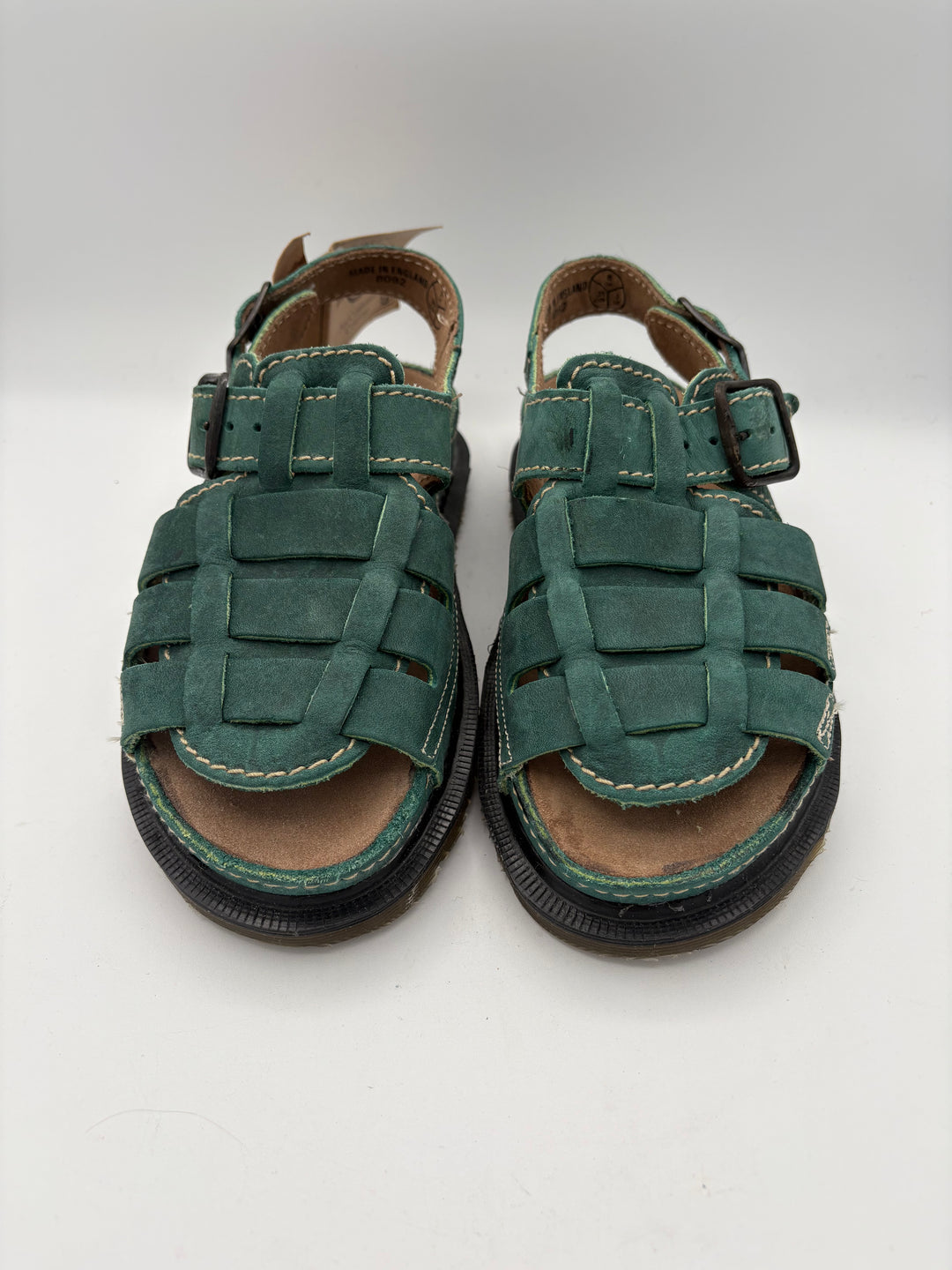Women’s Dr. Martens Size 8 Forest Green Suede Sandals