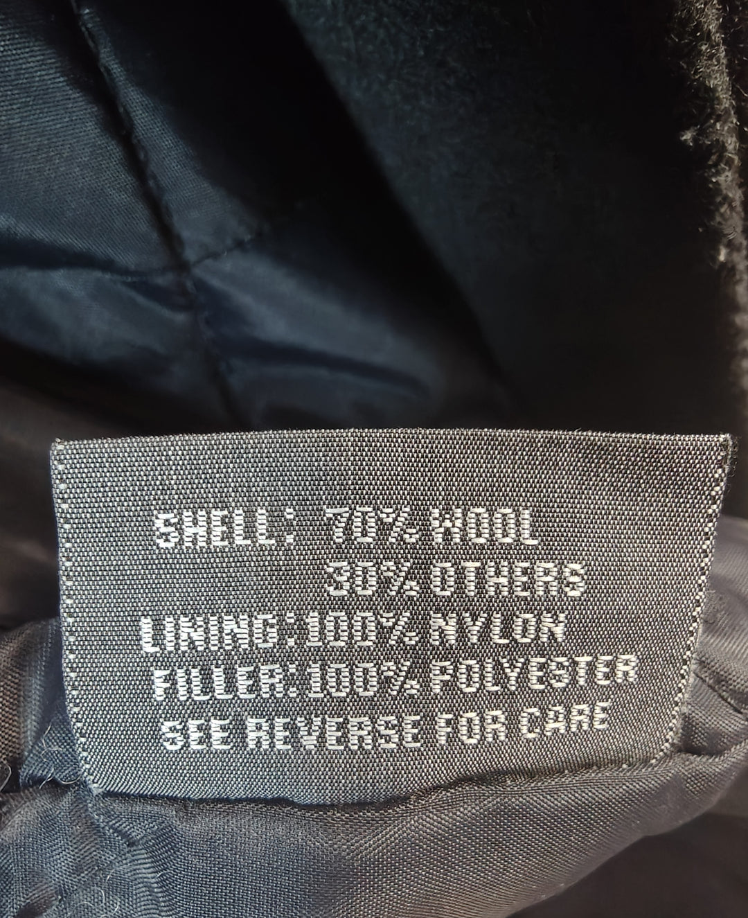 Koman Sport U.S. 760N Men's Black Wool Blend Peacoat Jacket XL Double Breasted