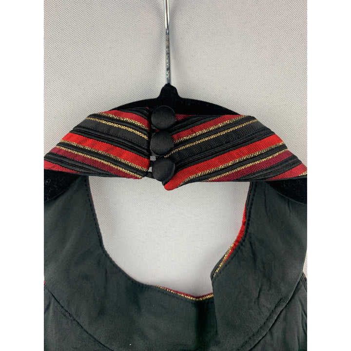 Women's Caché Red Striped Halter Top Size 10