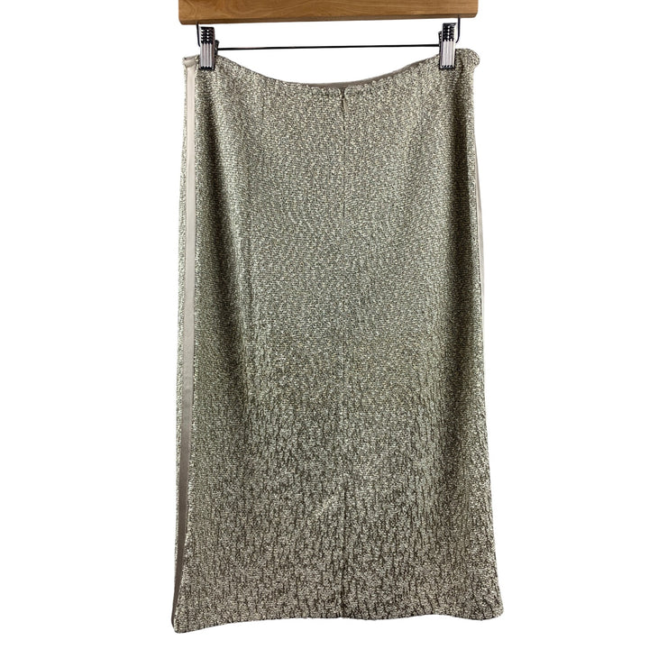 Women's St. John Evening Gray Set with Beaded Accent Size 8