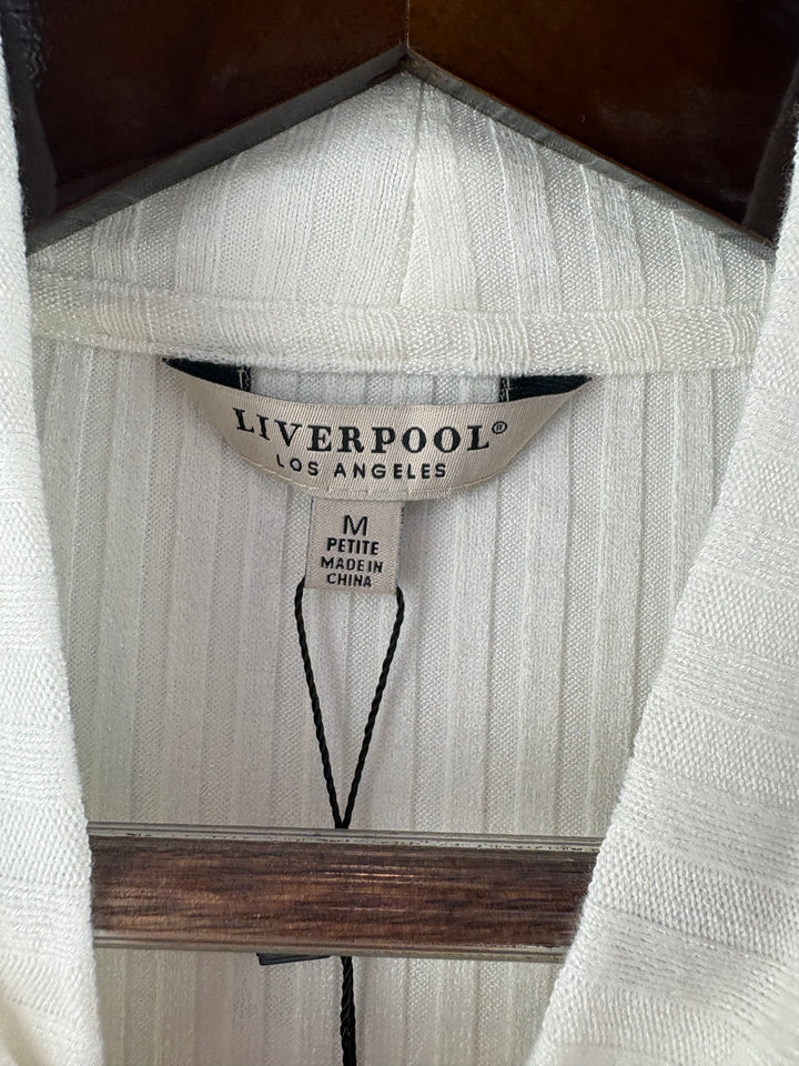 Women’s Liverpool Los Angeles Medium Cream Ribbed Sweater