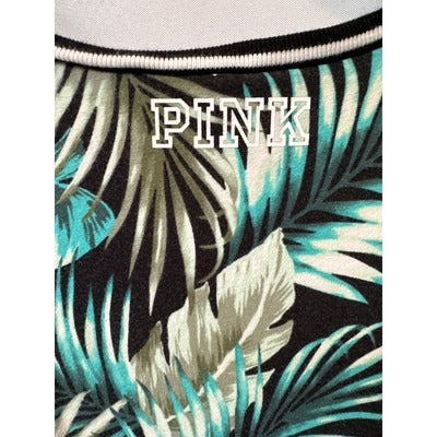 Pink by Victoria Secret Green Floral Large Tank Mindress