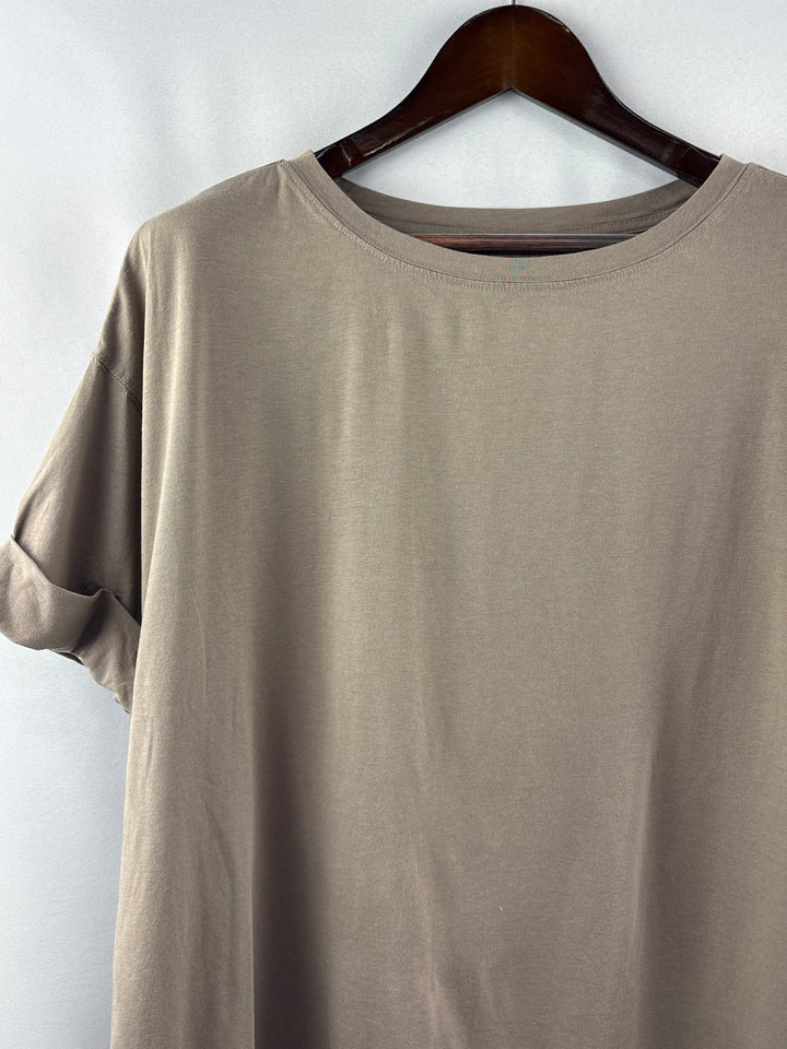 Women’s LOGO Principles XL Pale Brown Short Sleeve Shirt