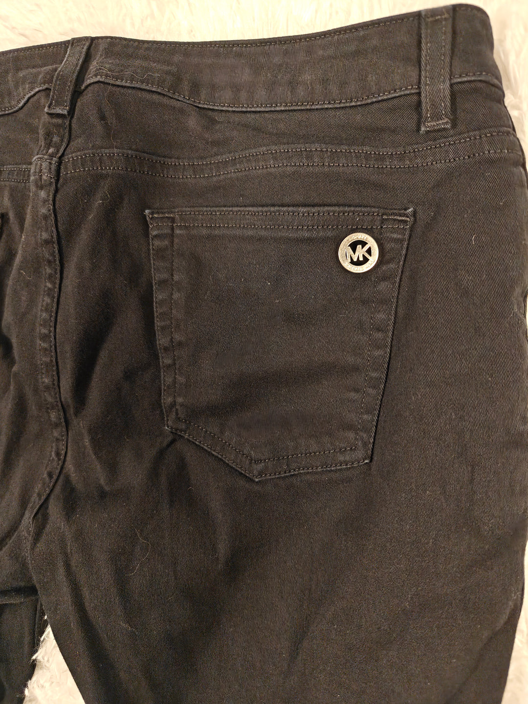 Womens Michael Kors Skinny Pants Black Size 14