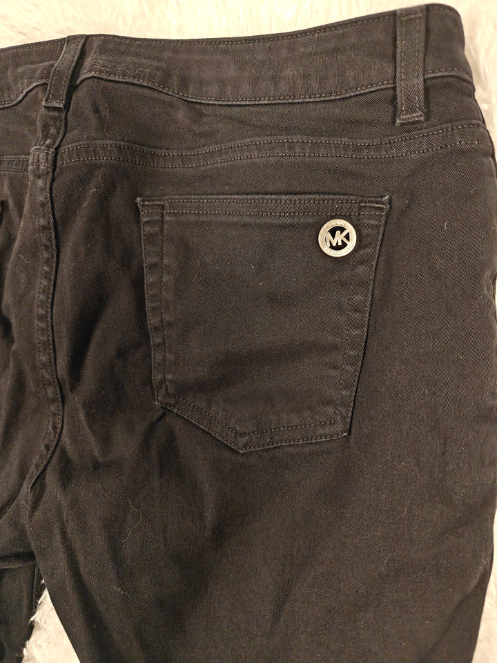 Womens Michael Kors Skinny Pants Black Size 14