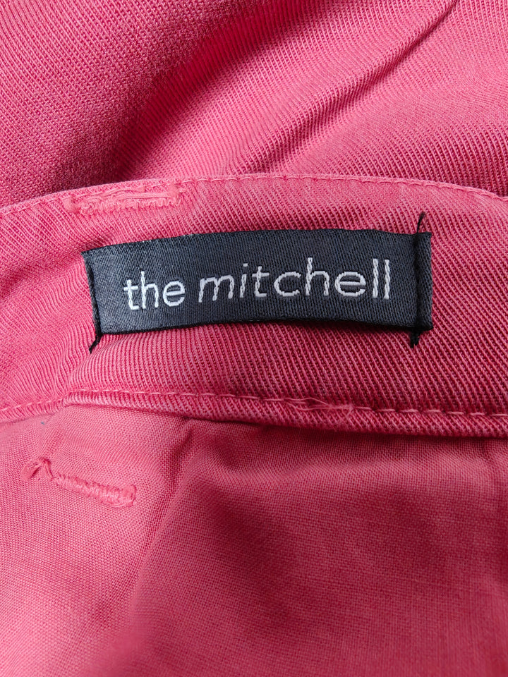 Womens The Mitchell Ecru Chino Pants Pink Size 10