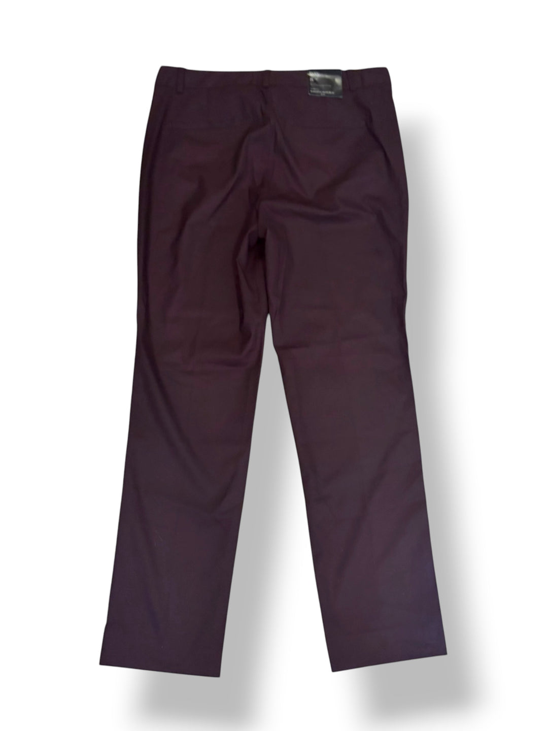 Banana Republic Ryan Burgundy Straight Leg Pants Size 8 NWT Workwear Librarian Chic