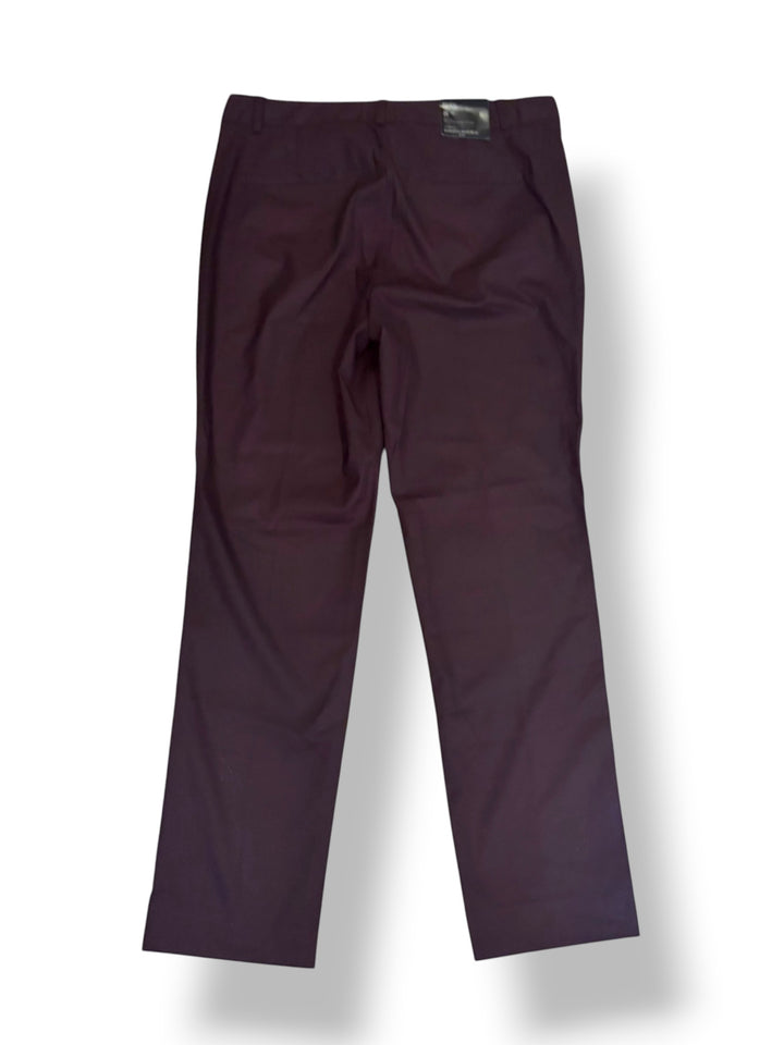 Banana Republic Ryan Burgundy Straight Leg Pants Size 8 NWT Workwear Librarian Chic
