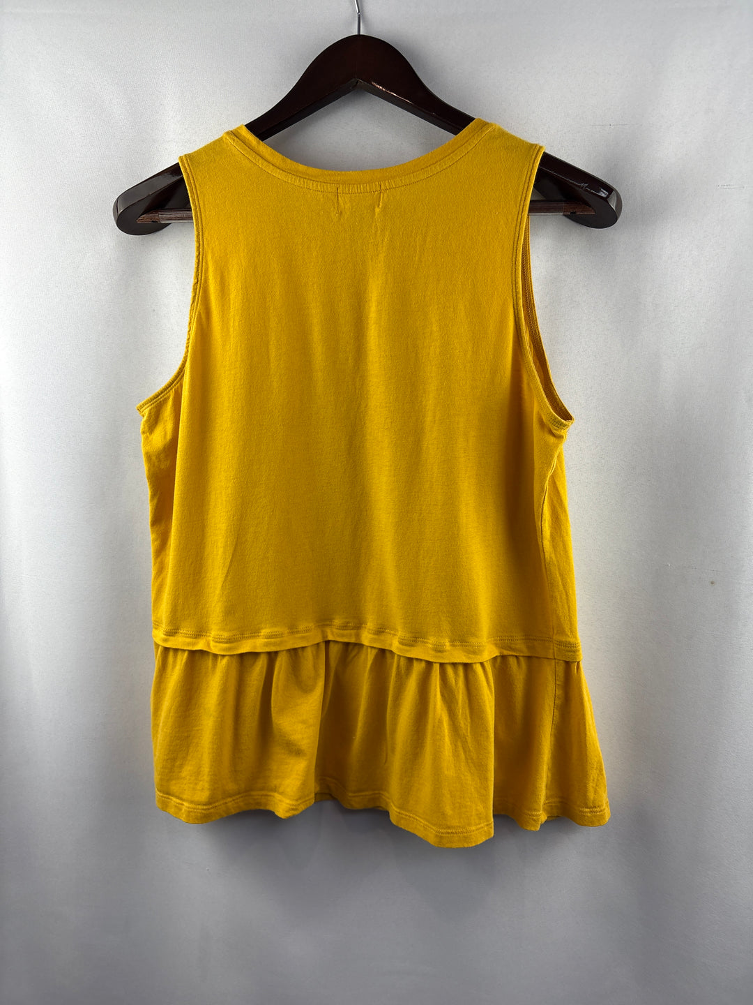 Women’s Old Navy Large Yellow Sleeveless Peplum Blouse