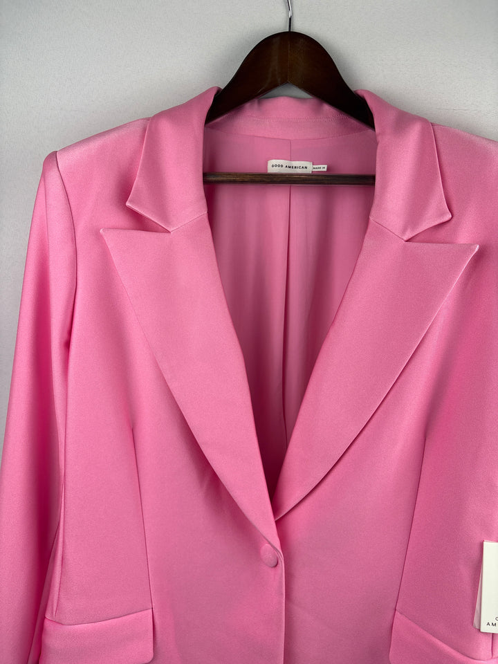 Women’s Good American Size 2XL Bubblegum Pink Blazer