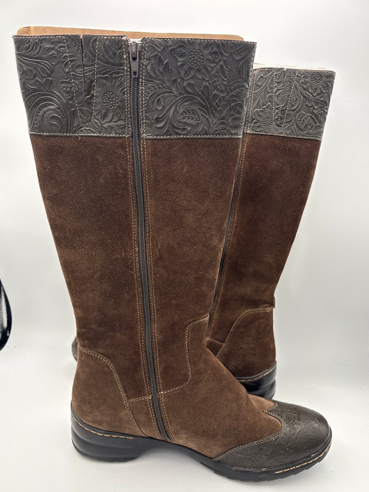 Women’s Söfft Size 8.5 Chocolate Brown Leather Knee High Boots