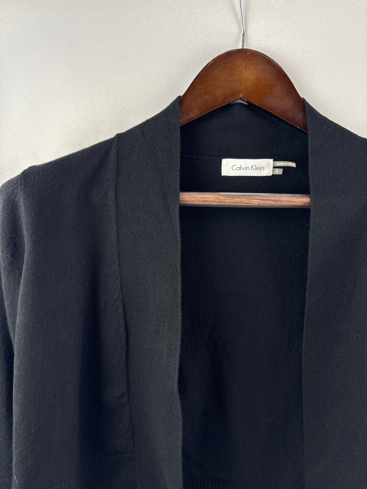 Women’s Calvin Klein Small Black Cropped Cardigan