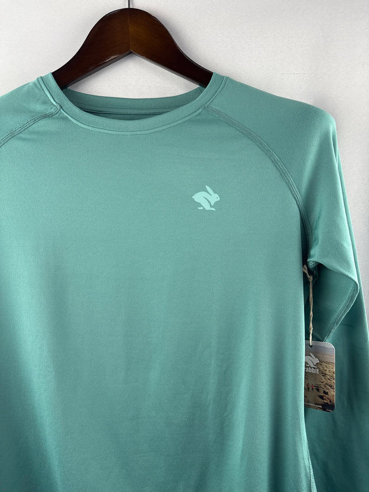 Women’s Rabbit Medium Teal Long Sleeve Sports Top