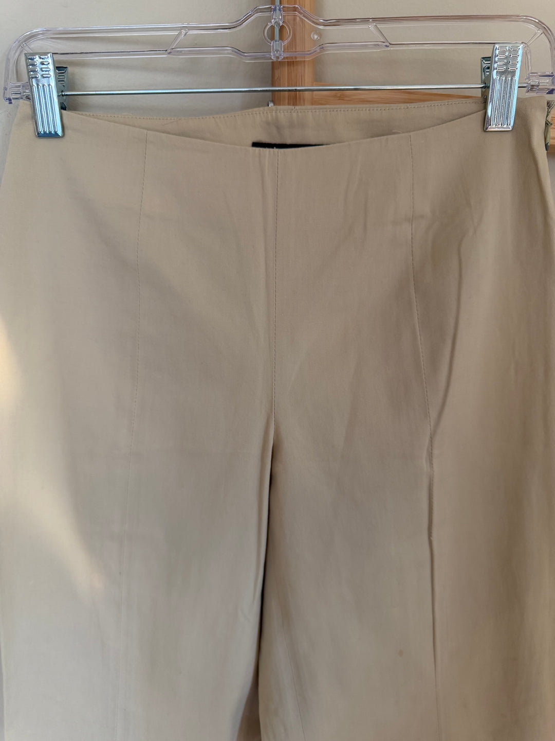 Theory Beige Straight Leg Pants Size 2