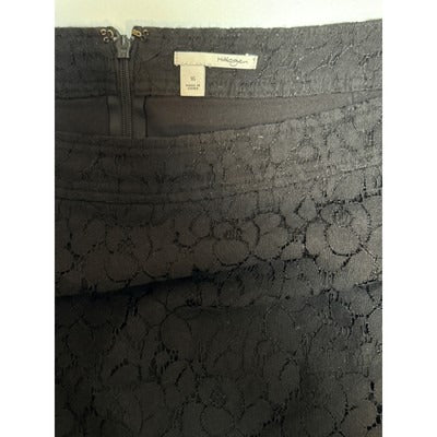 Women’s Halogen Black Floral Patterned Pencil Skirt Sz 16