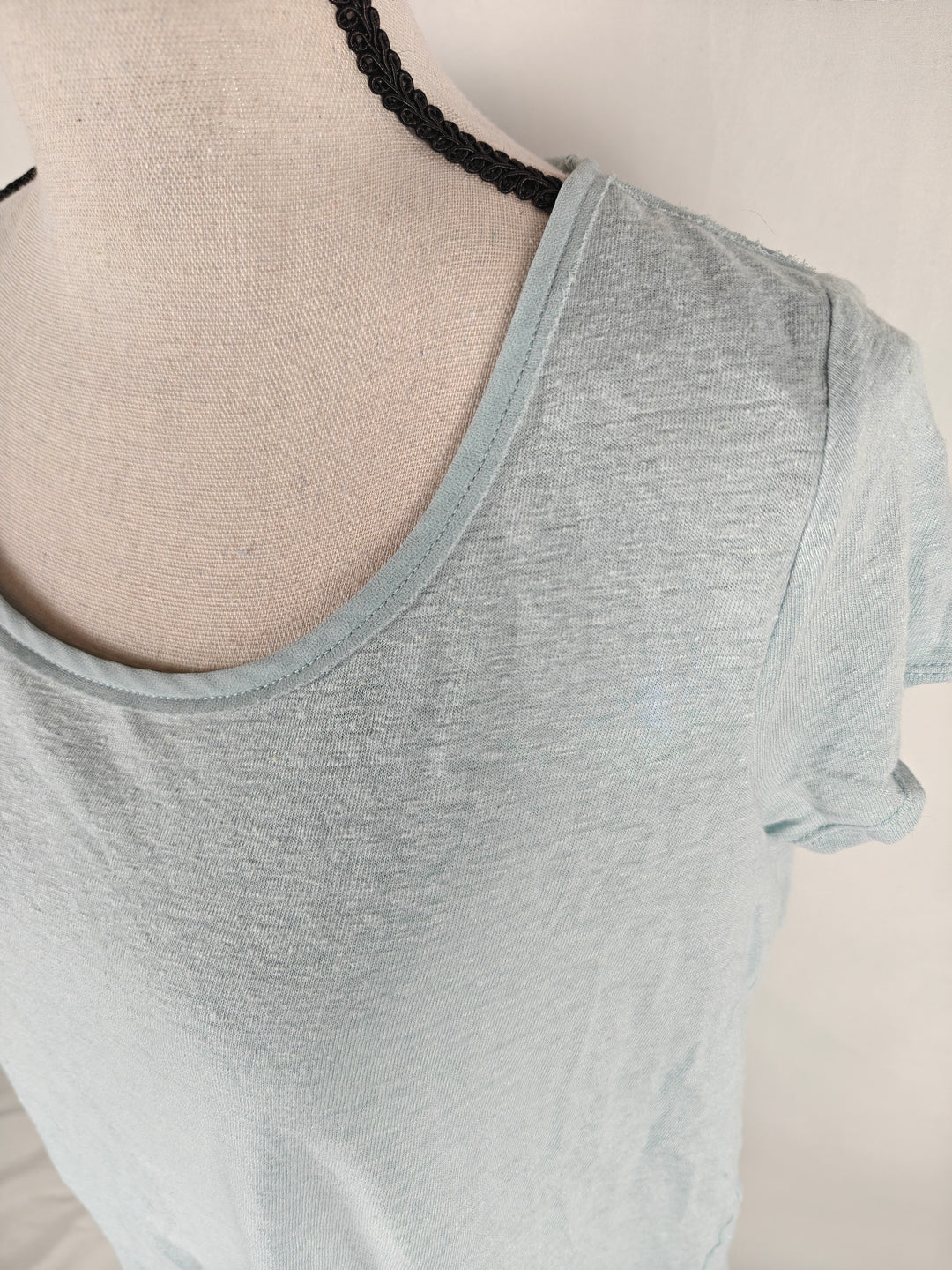 Women’s Lucky Brand Layered Tunic Top Light Blue Medium