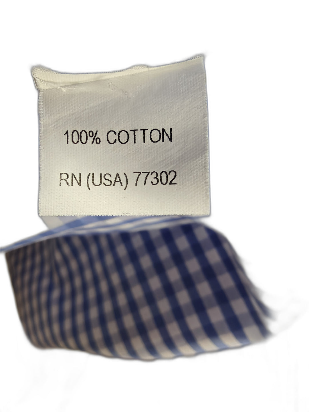 Men’s Zara Man Dress Shirt Blue White Gingham XXL