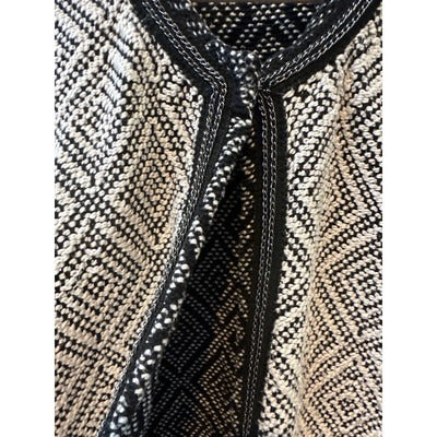JM Collection Knit Blazer Size XL white and black