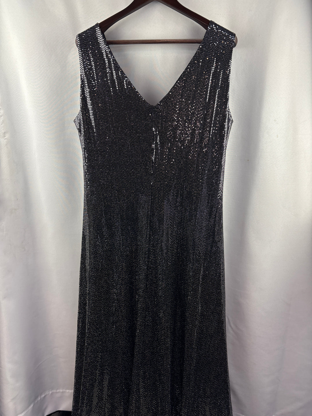 Women’s Ulla Popken Size 18 Black Sequin Evening Dress