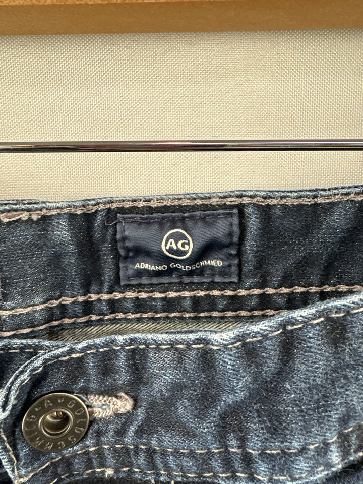 Men’s Adriano Goldschmied Size 38x32 Dark Blue Straight Leg Jeans