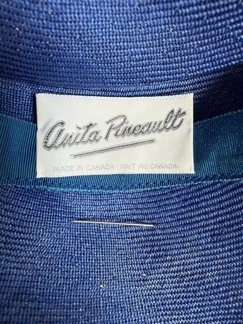 Anita Pineault Royal Blue Fascinator Hat