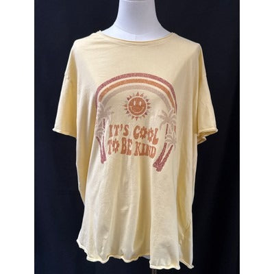 Show Me Your Mumu Womens Graphic Tee "Its Cool To Be Kind"