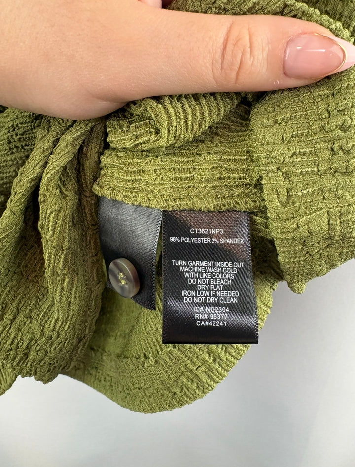 Women’s Sanctuary Small Olive Green Tank w/ Knot Tie