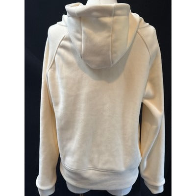 Womens Cream Zip-Up Hoodie Jacket