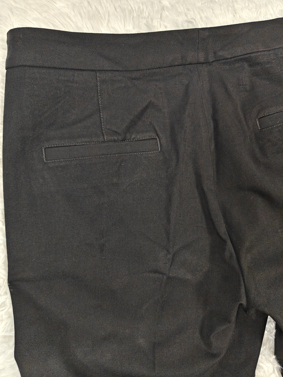 Womens Banana Republic Flare Pants Black Size 14