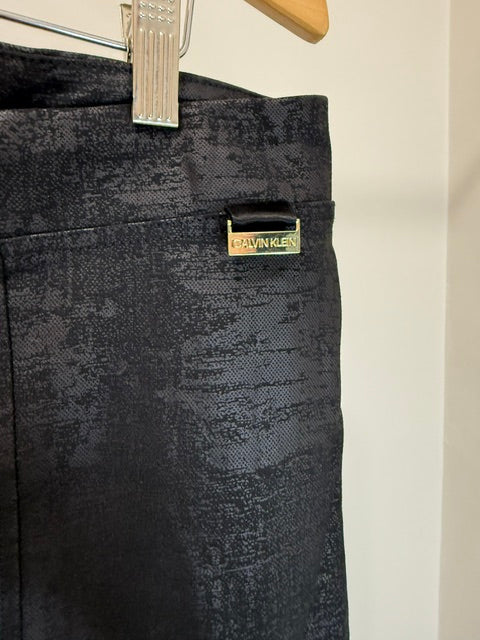 Calvin Klein Pull On Slim Straight Pants Stretch Career Size XL