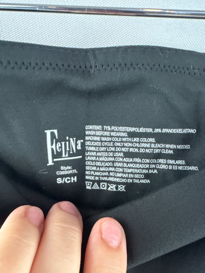 Two Pairs of Women’s Felina Small Black Leggings
