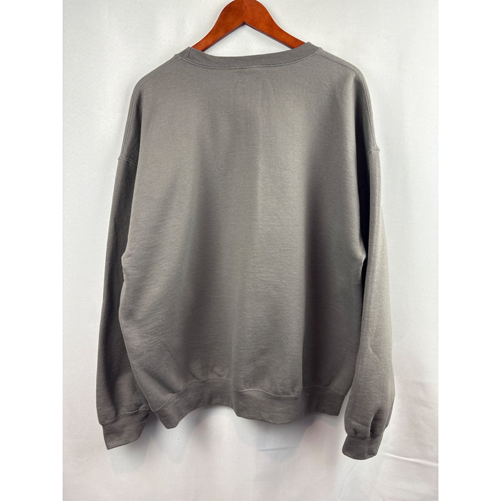 Women’s Gildan XL Grey Graphic Word Crewneck