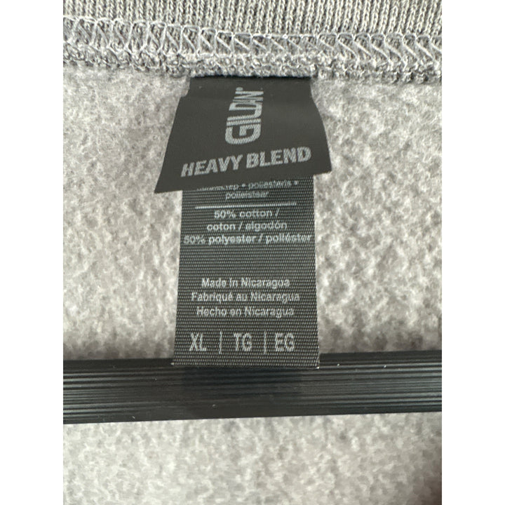 Women’s Gildan XL Grey Graphic Word Crewneck