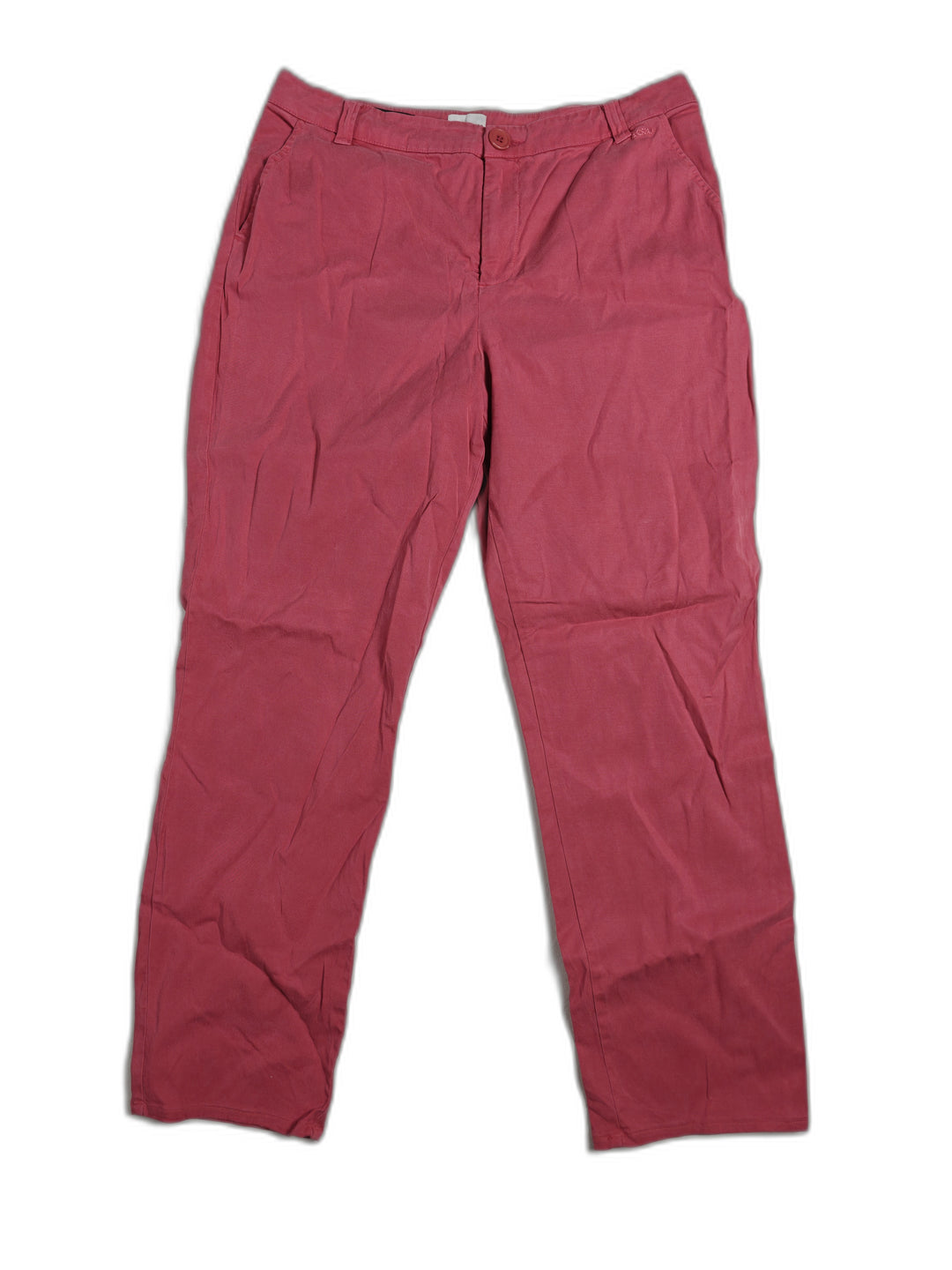Womens The Mitchell Ecru Chino Pants Pink Size 10