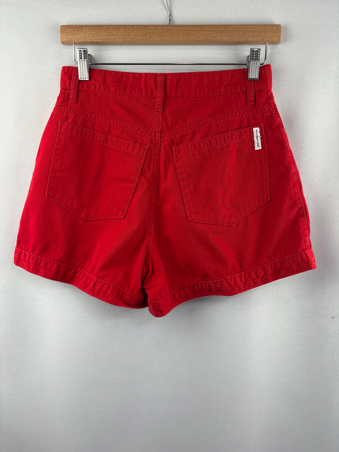 Women’s Palmetto’s Size 9 Bright Red High Waisted Denim Shorts
