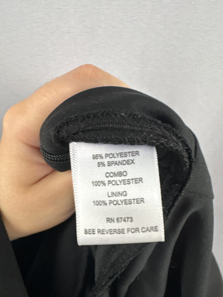 Women’s Taylor Size 8 Black Pantsuit w/ Shoulder Cutouts