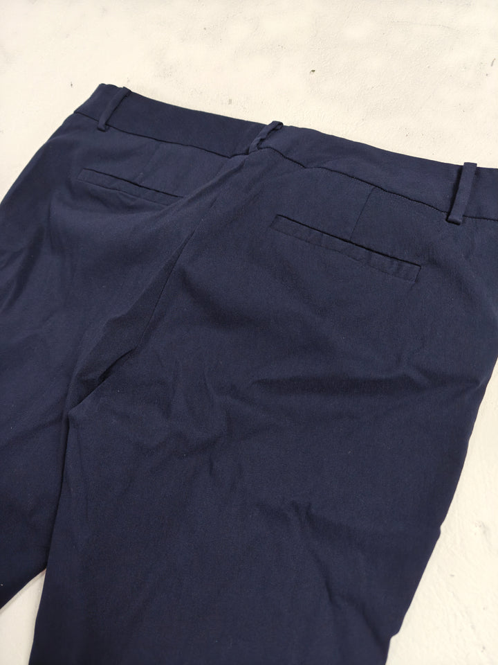 Womens Regular Dress Pants Navy Blue Size 12