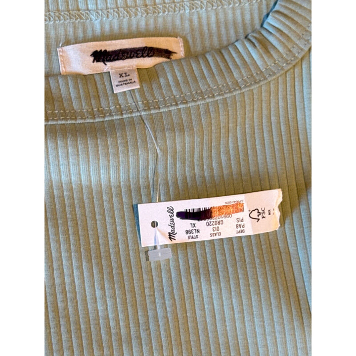 Madewell Women’s Pistachio Tank Top Sz XL