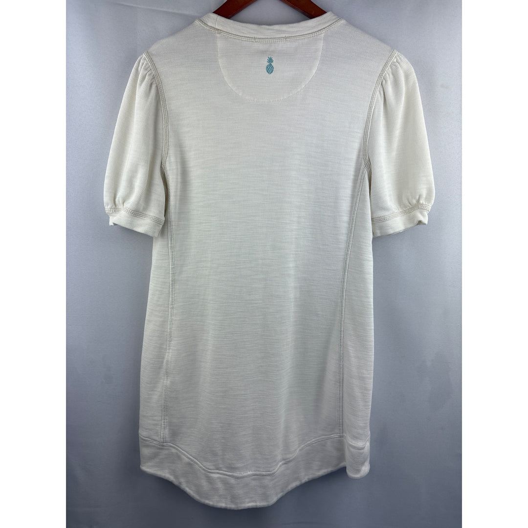 Tommy Bahama Womens Ivory Knit Mini Dress Size S