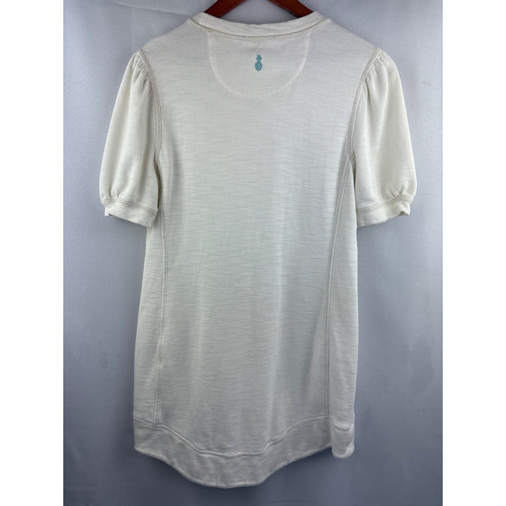 Tommy Bahama Womens Ivory Knit Mini Dress Size S