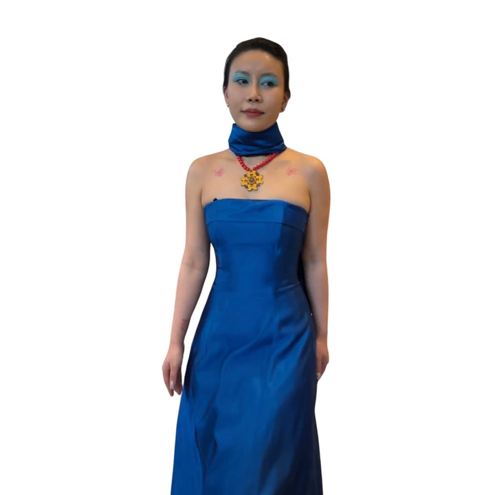 Women’s ROBERTA Blue Sleeveless Prom Dress Sz 5/6