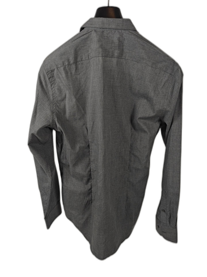 Men’s Zara Man Slim Fit Dress Shirt Gray XL
