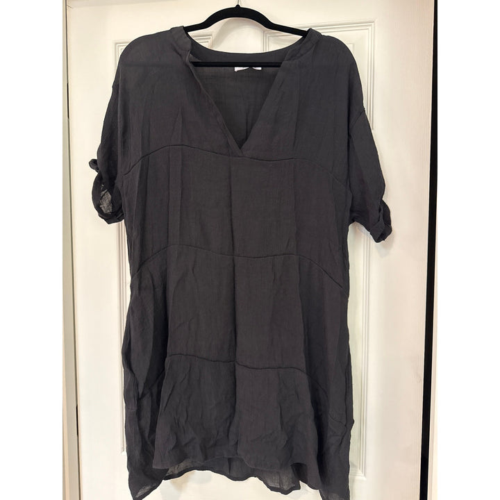 AIMAGE Black Lightweight Summer Dress Sz XXL