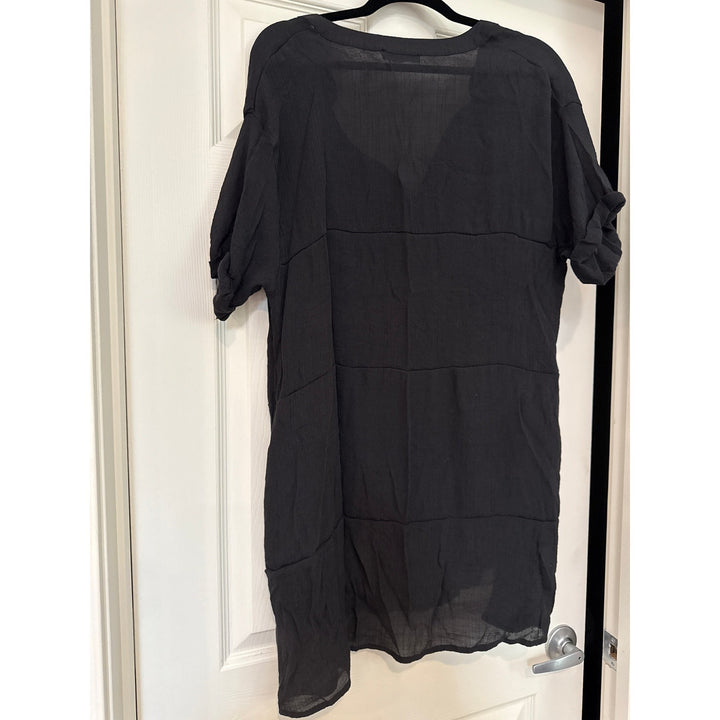 AIMAGE Black Lightweight Summer Dress Sz XXL