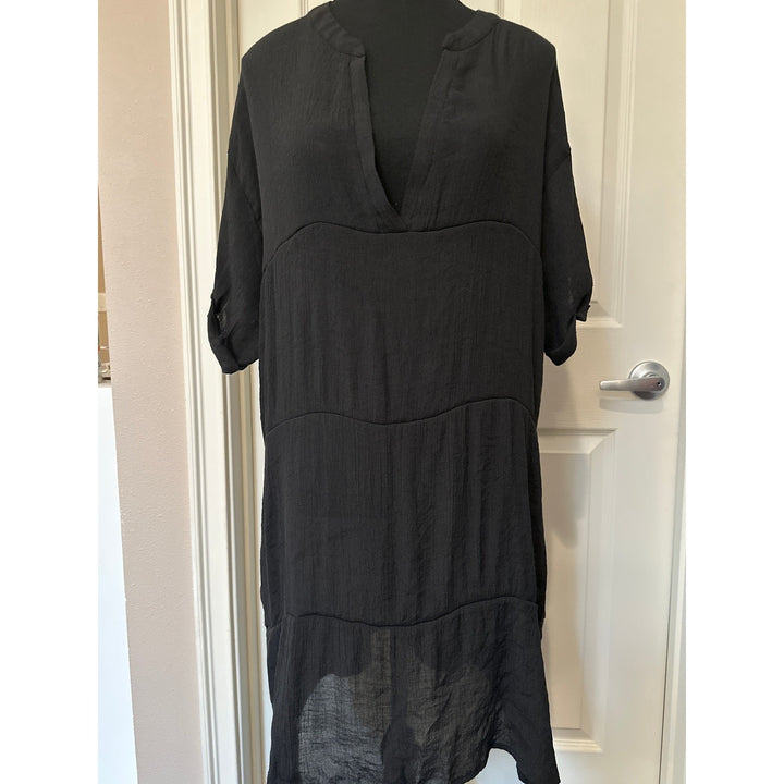 AIMAGE Black Lightweight Summer Dress Sz XXL